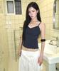 MIXXO Ribbon Shirring Sleeveless_Miwhng803A