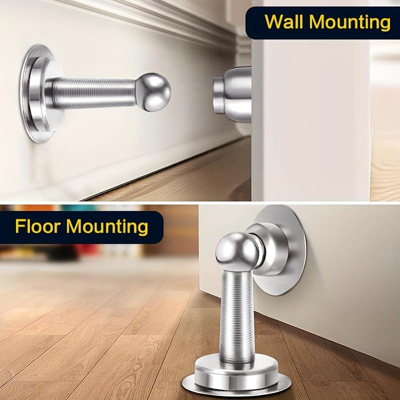 1PC Heavy Duty Magnetic Door Catch | No Drill Strong Adhesive Mount Rustproof | Universal Fit for All Doors Cabinet Hardware