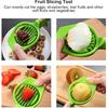 Egg Cutter, Hard Boiled Eggs Slicers Handheld Fruit Divider Vegetable Slicing Tool for Mushroom Strawberry Cherry Tomato Kiwi Kitchen Gadgets