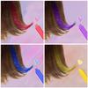 Sada 12 barevných křídových tužek na vlasy, hřeben s křídou na vlasy, dočasná smývatelná barva na vlasy, tužka na barvení vlasů na vodní bázi pro Halloween Cosplay