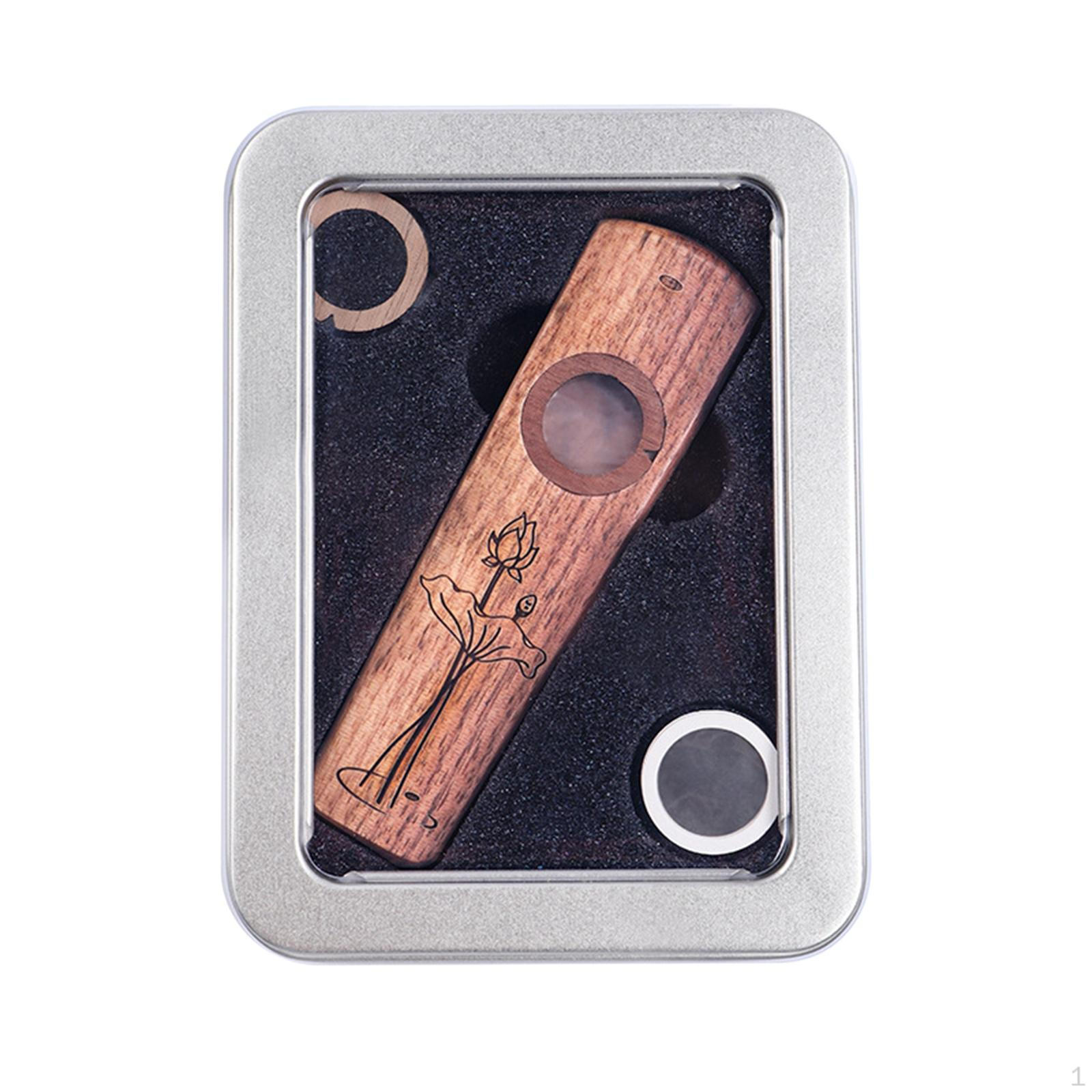 Accompanying Wooden Kazoo, Kazoo Musical Instrument And Guitar Walnut