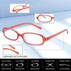 [Blue Light Glasses] Blue Light Blocking Rectangle Glasses for Women | Fashion Small Office Siren Fake Glasses with Clear Lens