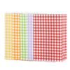 Kraft Paper Gift Packaging Bags Colorful Plaid Candy Bags Checkered Gift Bags  for Christmas