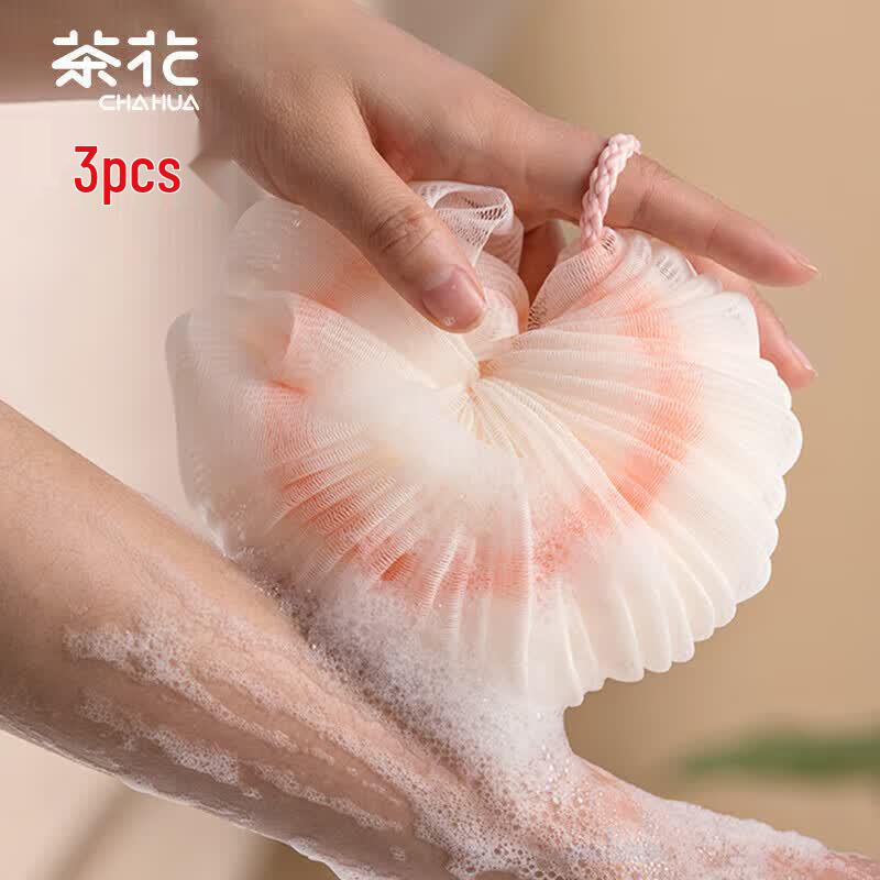 Chahua Soft Gradient Bath Pouf (3-Pack)