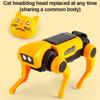 Diy Remote controlled robotic animals Solar Robot Kit for Kids Mechanical Dog Electric Animal Solar Energy Steam Educational Toy