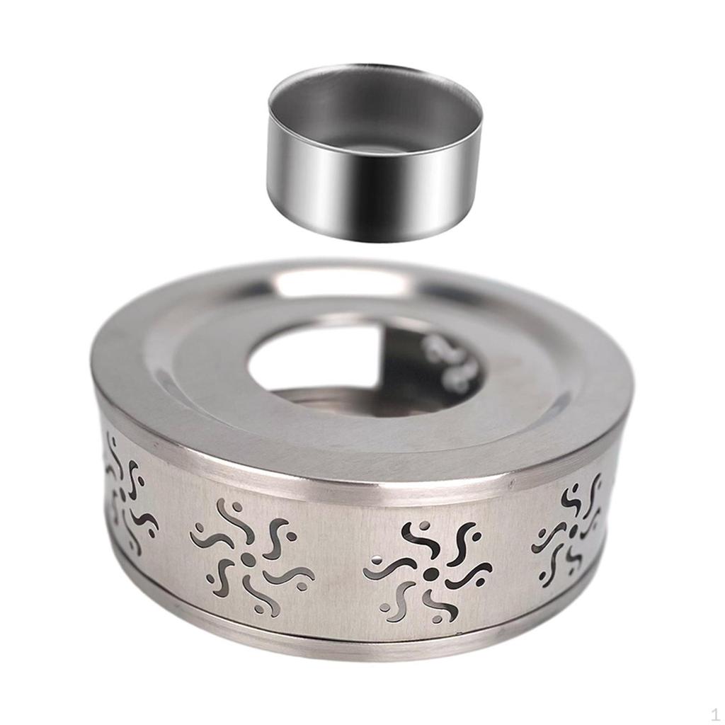 Elegant Stainless Steel Teapot Warmer for Home and On-the-Go