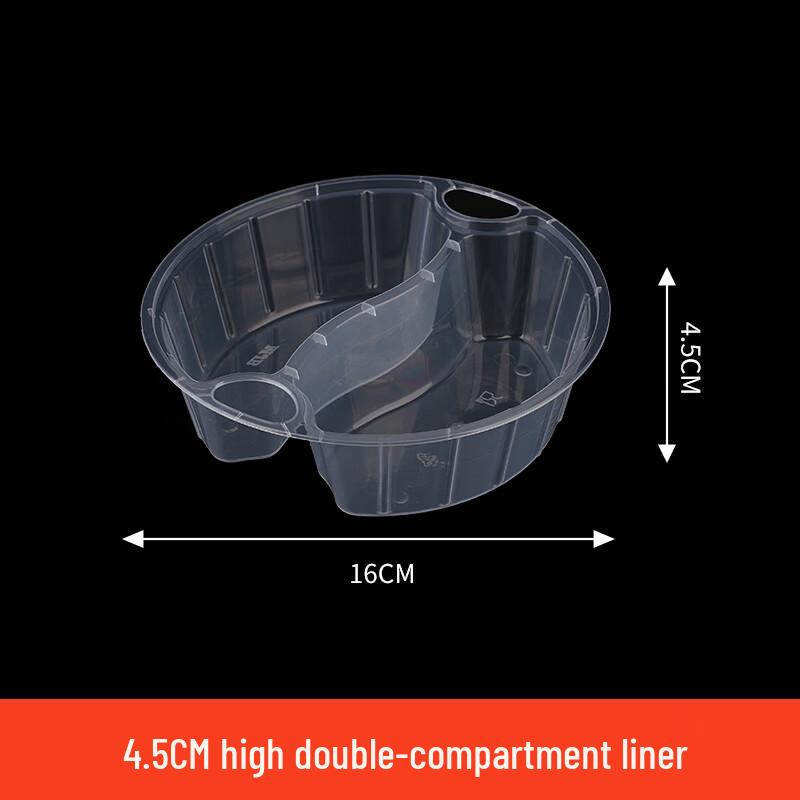 Yudu Double-Layer Round Soup Noodle Takeout Container