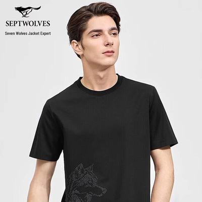 Men's Ice Silk Round Neck T-Shirt