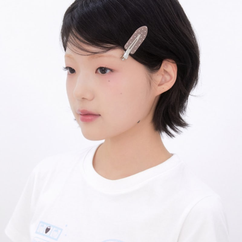 Inner museum Dot Cookie Hair Clip Set