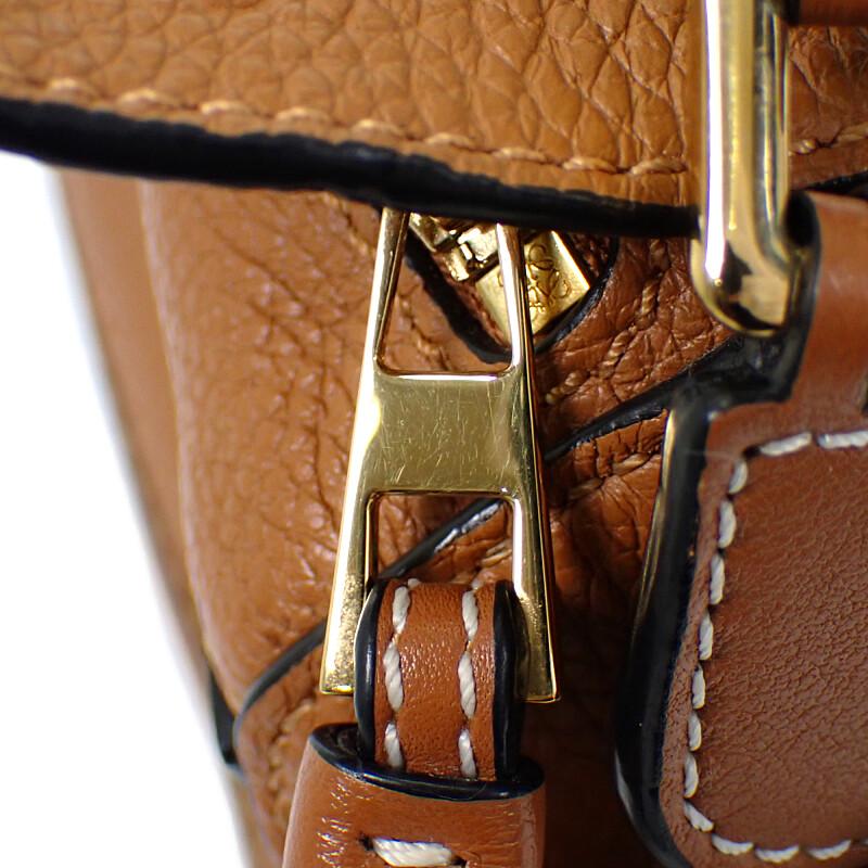 LOEWE  A510P88X60 Shoulder Bag Brown Calfskin Women