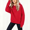 Boys Girls Hooded Pullover Loose Fit Color Sportswear Jacket for Casual Activewear