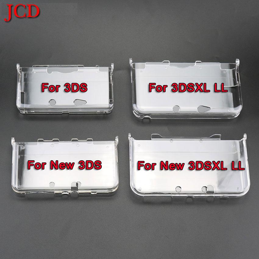 JCD 1pcs Plastic Clear Crystal Protective Hard Shell Skin Case Cover For 3DS/New 3DS/New 3DS XL LL/NDSL/NDSI Console