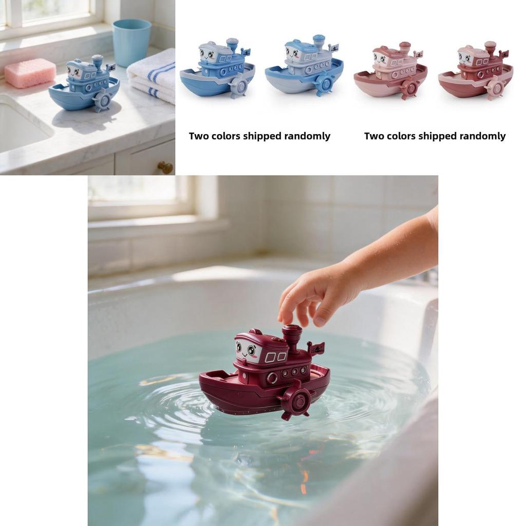 Baby Bath Toy Sea Ship Plastic Water Play For Kids Bath Time Fun