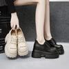 Fashion 9.5CM Patent Leather Chunky Heels Mary Jane Buckle Platform Wedge Autumn Pumps Ankle Boots Fashion Mary Jane Spring Shoes