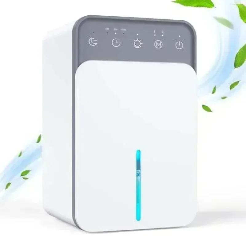 Intelligent Portable Dehumidifier - Compact Quick Dry & Anti-Mold for Bedroom Office Closet Bathroom