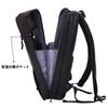Business erweiterter beliebter Rucksack für große 2 Air Square Inch PC A4 Trocken- und Nasstrennung YKK Business Schwarz [YCD] Rucksack, Zwickel, Männer, Business,