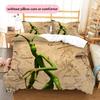 Fantastic Beasts Cute Printed Bedding Set Duvet Cover Pillowcase No Filler, Soft Home Bedroom Decor, Perfect Gift for Fans.chl