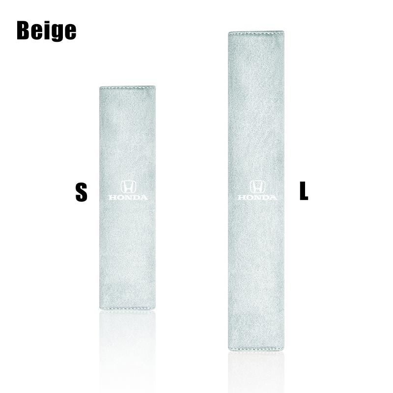 

1Pcs Suede Car Safety Belt Shoulder Cover Seatbelt Pad For Honda N-BOX N-ONE Fit Jazz Civic City Accord Vezel HRV CRV Freed S - 1Pcs