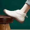 Autumn and Winter New Aerospace Fabric Wool Snow Boots Low Heel Comfortable Non-slip Lightweight Women's Cotton Shoes