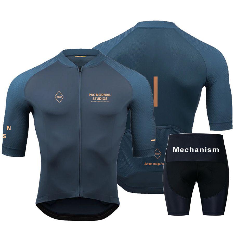 2023 Men's Team Edition Summer Cycling Suit Set - Short Sleeve Road Bike Apparel