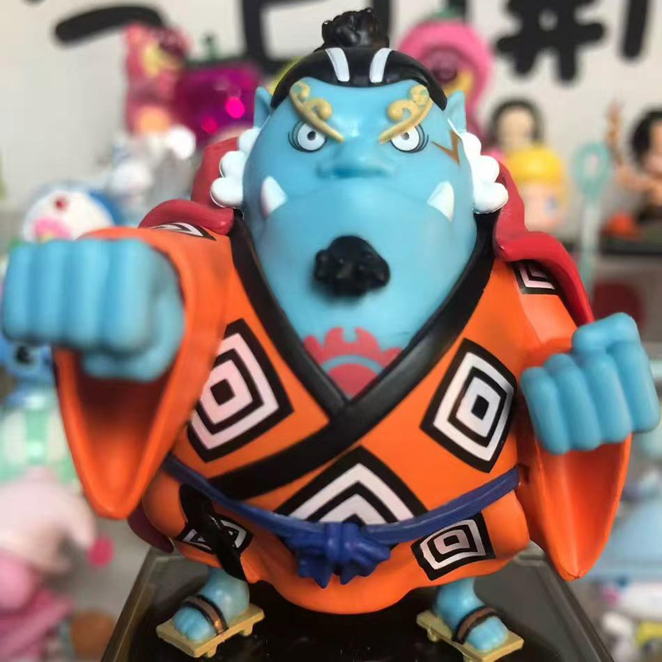 Anime One Piece 8pcs Figures Model Dolls Toys Cute Luffy Oka Shichibukai Ace Boa Hancock Jinbe Collection Toys Full Set