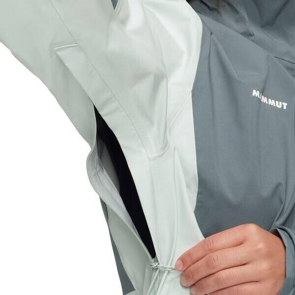 Mammut Linard Guide Hardshell Hooded Jacket (1010-30970) Silver Sage-strata