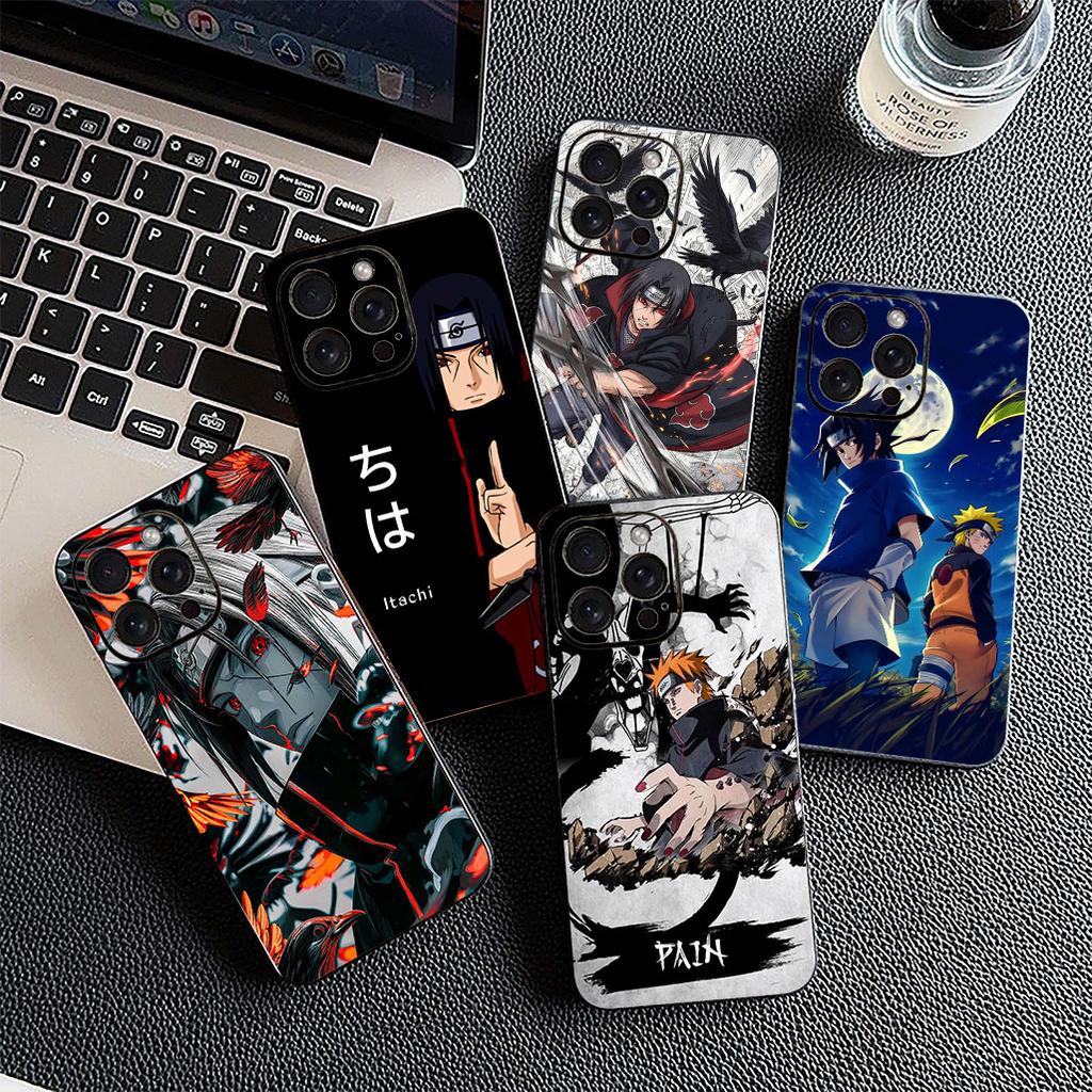 Cover for Samsung Galaxy S20 S22 S21 FE Ultra Plus A07 A17 A15 A16 A25 A57 A37 Casing Phone Case Uchiha Itachi Narutos Sasuke