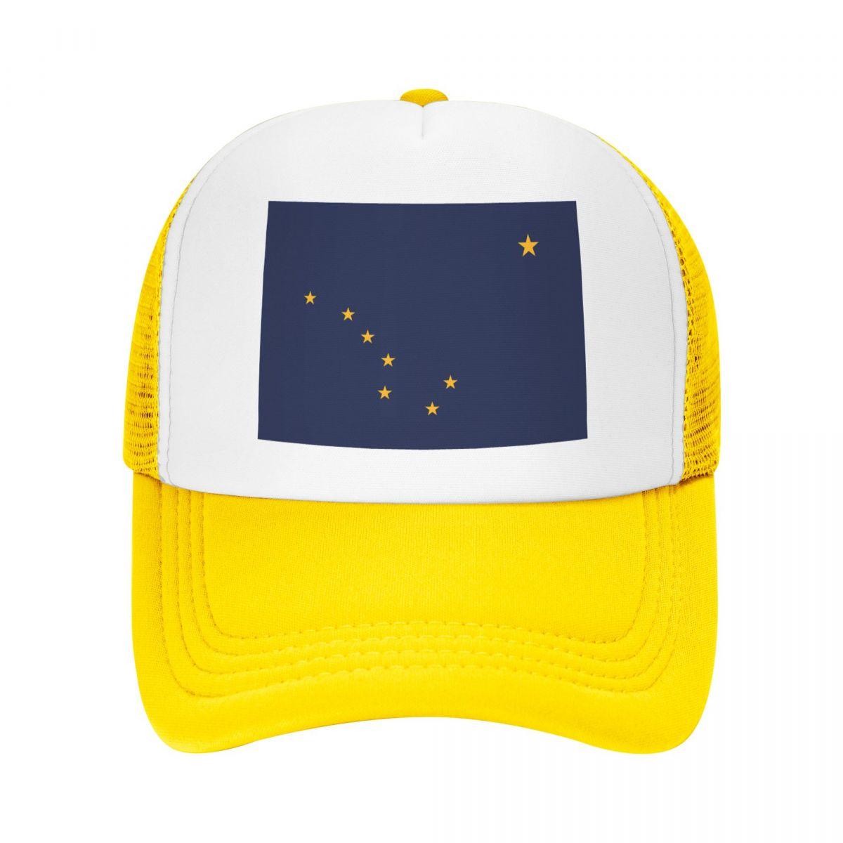 

Кепка унисекс с флагом Аляски, повседневная простая бейсболка, регулируемые шляпы дальнобойщика Snapback для женщин унисекс Adjustable