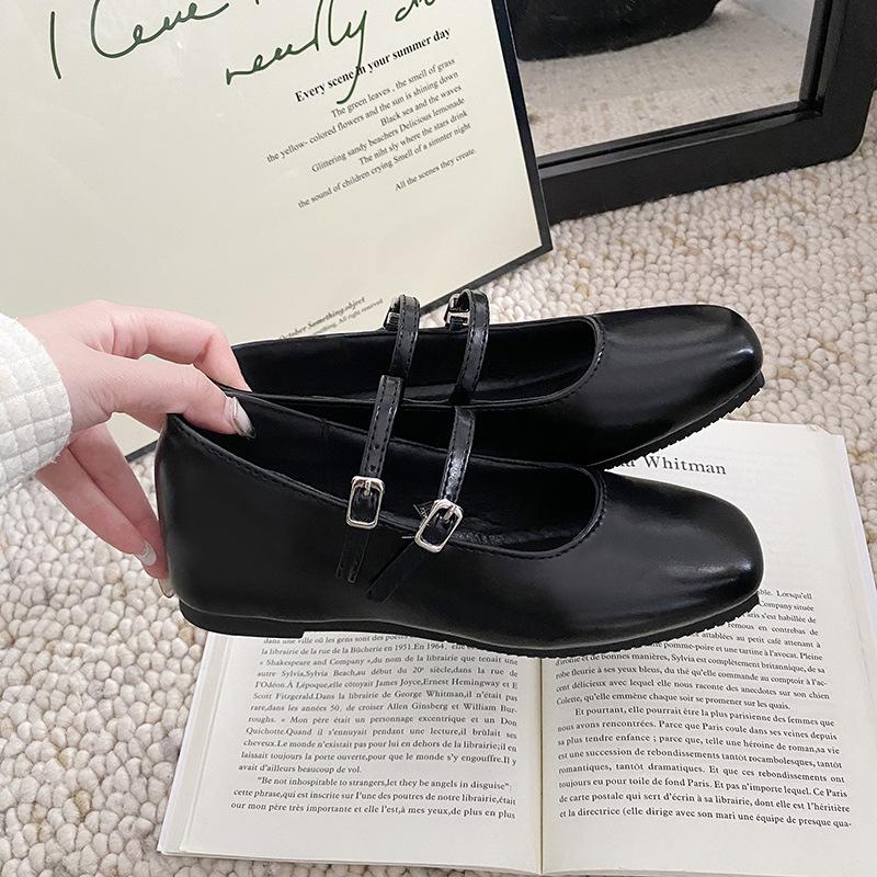 Silver single shoes women's inner height increase 2025 spring and autumn new temperament square head light mouth Mary Jane