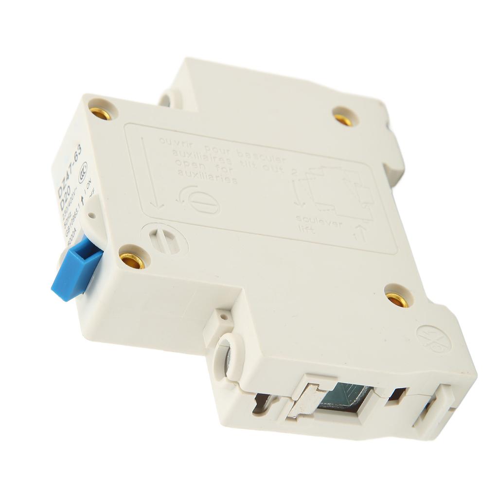 1P Miniature Circuit Breaker DIN Rail Mount Overload Protection Switch AC 230V 400V 20A