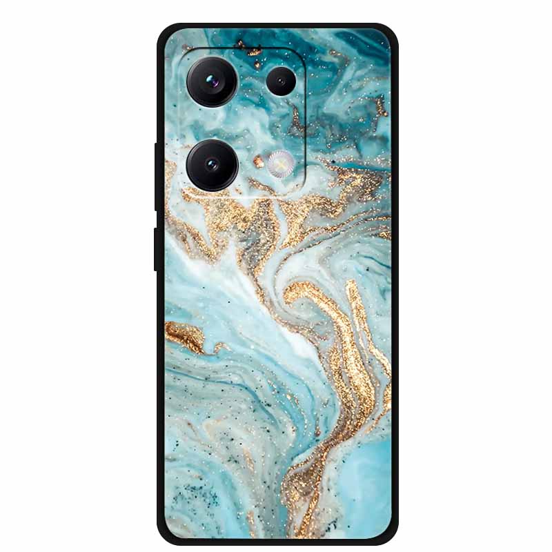 For Redmi Note 14S Case Note14S Marble Back Soft Cover Bumper TPU Phone Case For Xiaomi Redmi Note 14 S Silicone Shells Funda