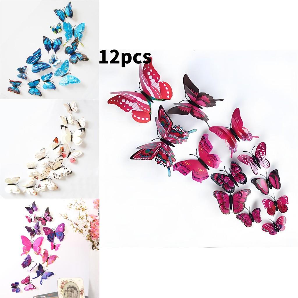 Stylish 3d Butterfly Wall Decal With Ecofriendly Pvc For Modern Home Decoration