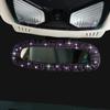 Hot Diamond Full Diamond Car Rearview Mirror Cover, Diamond-encrusted Car Rearview Mirror Interior Cover