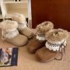 Damenstiefel Mode Retro Damenschuhe 2026 Winter Neue Damen Dicksohlige Schneestiefel Komfort Rutschfest Damen Stiefeletten