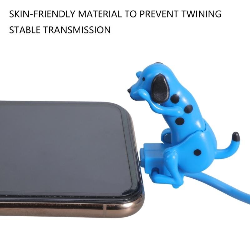 Portable Dog Themed USB Charger Cable Dog Design USB Charger Cord Universal Dog Charging Wire for Smartphones & Tablets