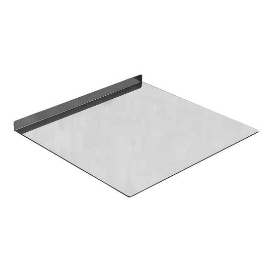 Stainless Steel Cutting Board Anti-Slip L-shaped Edge Chopping Board Multi-Purpose 30x30cm