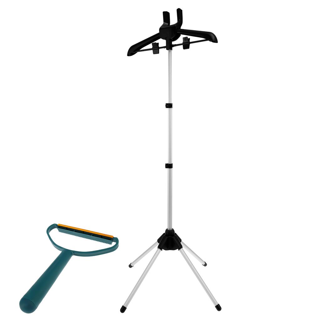 Stojak na parownicę do ubrań 84-160 cm Regulowana wysokość Stojak na ubrania do parownicy Obracany Składany Stojący Wieszak na ubrania do domu