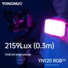 Yongnuo YN120RGB Portable RGB Pocket Light with Adjustable Color Temperature for Live Broadcast, LED Fill, Vlog, and Atmosphere Lighting
