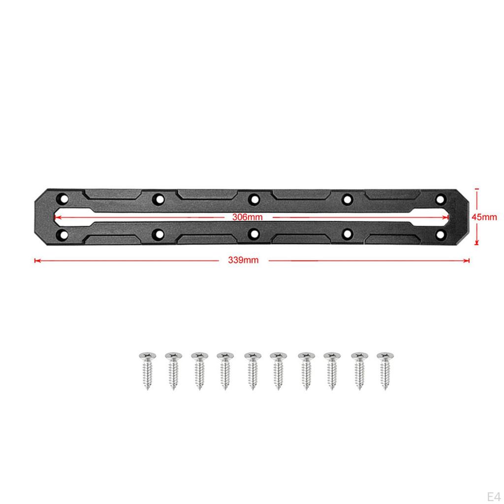 Kayak Rail Holder Fishing Rod Accessory Made of Nylon DIY Mounting for Boat