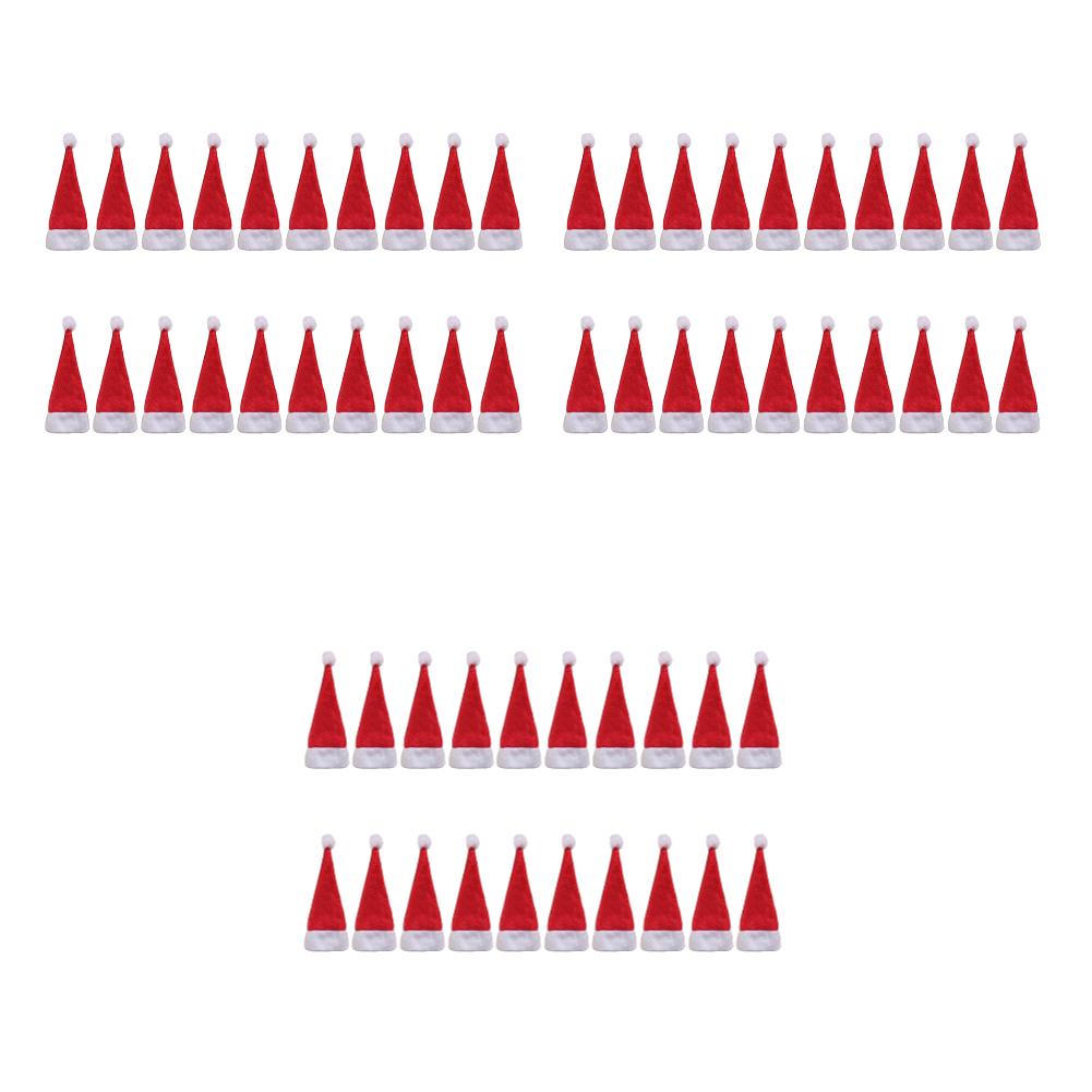 Christmas Lollipop Hats Festival Party Supplies Xmas Lollipop Cover Creative Chic Ornament for Kitchen Utensils Soda Wine Bottle