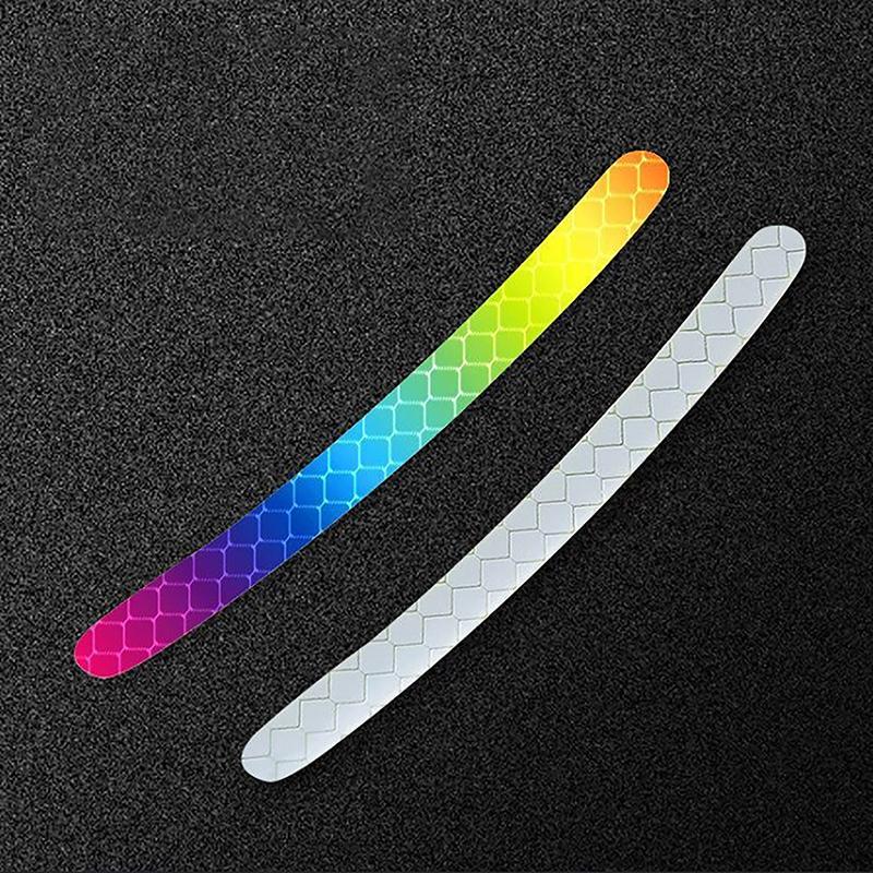 20pcs Car Wheel Hub Reflective Strips Tire Rim Colorful Stickers Night Driving Decors for Car-Styling Accessories