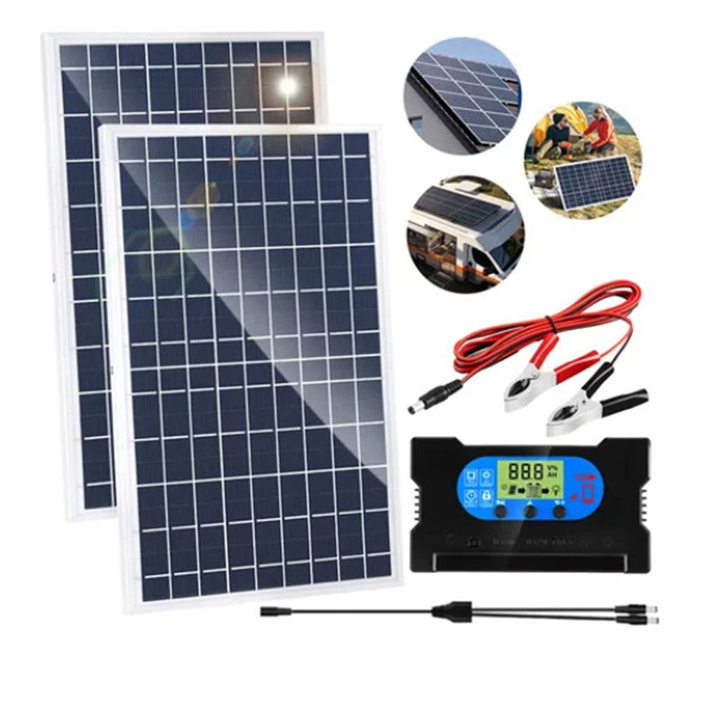 Complete Solar Charging System Mobile EV Charging 10W Solar Controller Comprehensive Accessory Kit Efficient Energy Absorption
