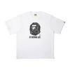 Heavyweight 260g Cotton Graphic Tee Men - Oversized Streetwear T-Shirt With Cartoon Ape Head Print Casual Wear