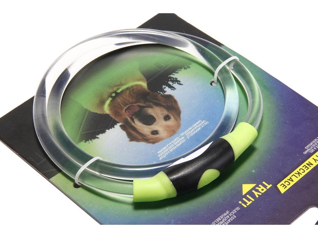 Helle Transparente PU Leuchtendes Hundehalsband für die Nacht