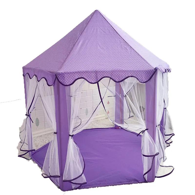 Tenda da gioco a rete esagonale per bambini - Indoor e Outdoor 2 in 1 Sicura Ventilata Tenda da gioco per bebè Giocattolo per bambini e bambine Tenda per gattonare