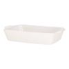 Mazzoni 37Cm White Baking Dish With Handles