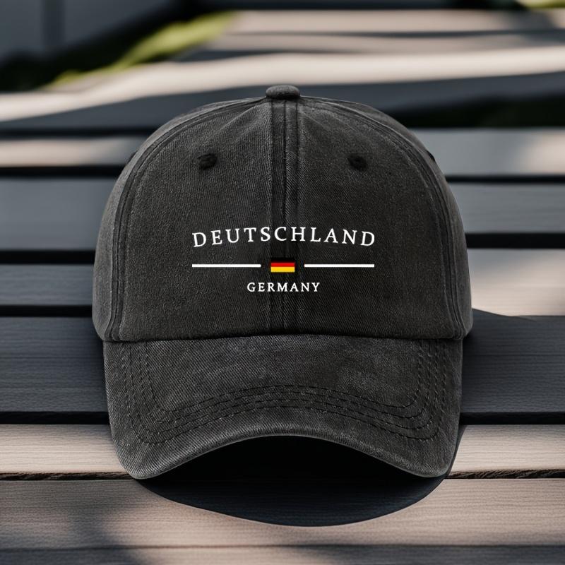 Fashion Printed Baseball Cap Vintage Dad Hat Featuring German Geometric Patterns Perfect for Outdoor Leisure