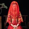 Tassel Wedding Accessories Phoenix Lace Veils Chinese Wedding Headwear Bride Veil Bridal Headwear