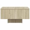 Vidaxl Stolik Kawowy, Dąb Sonoma 60X60X31,5 Cm Materiał Drewnopochodny