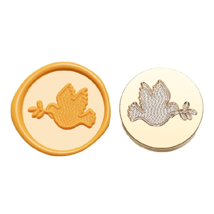 Emboss Wax Seal Stamp Head Removable Sealing Brass Stamp Head for Gift Envelope Invitations Greeting Card Decorations